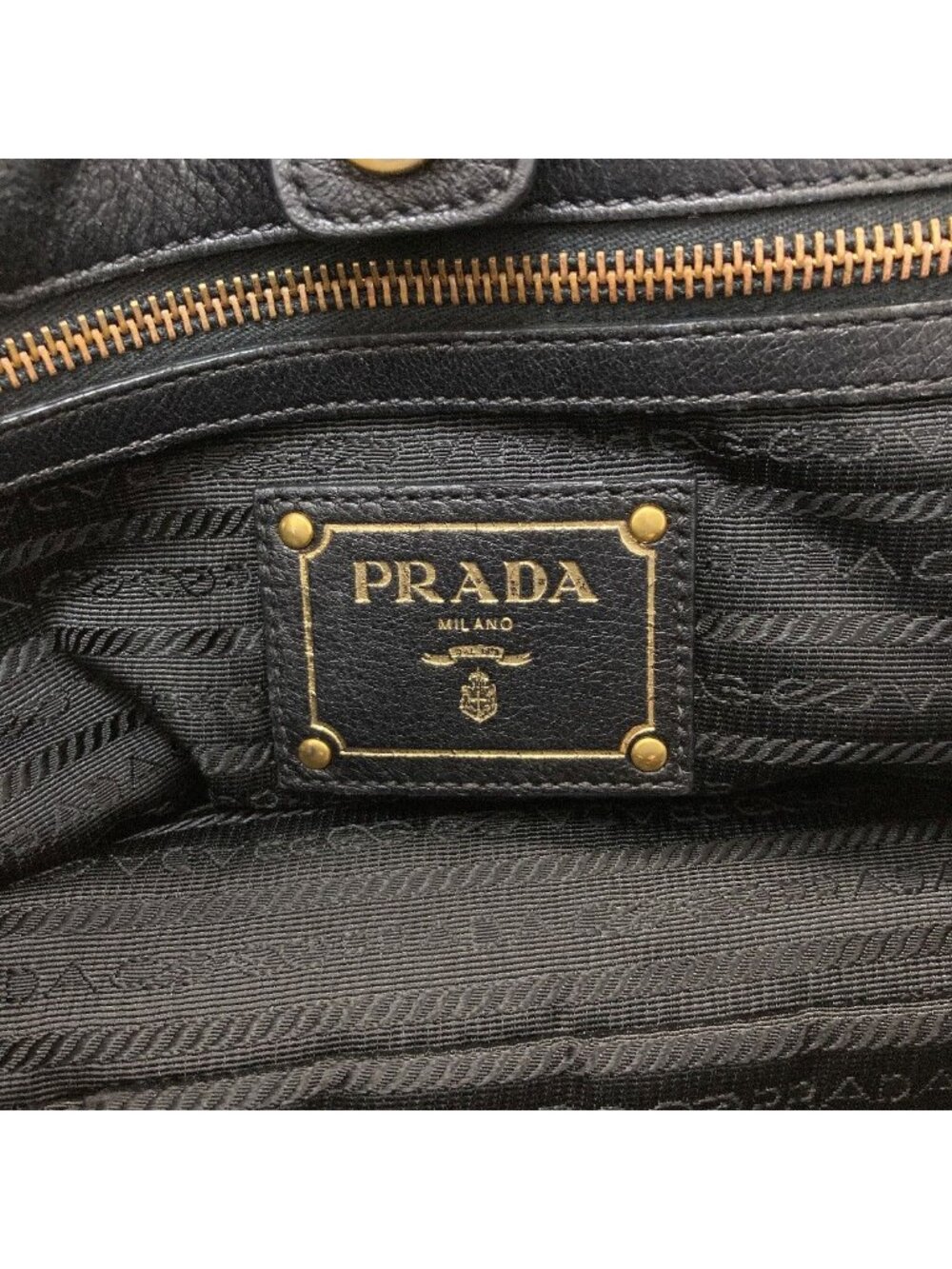 Prada Logo 2-Way Tote Nylon - Picture 6 of 15